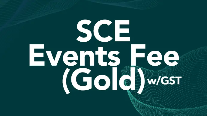 SCE WEEK - EVENT FEE (GOLD MEMBER)*