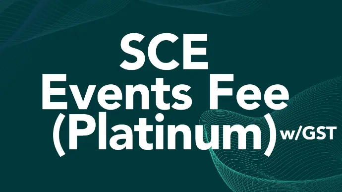SCE WEEK - EVENT FEE (PLATINUM MEMBER)
