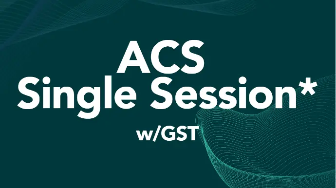 ACS - SINGLE SESSION (1 time) w/GST